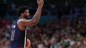 Joel Embiid embraces booing from French fans at the Paris Olympics