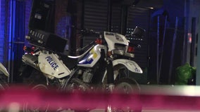 2 Philadelphia police officers on dirt bikes hurt in crash with car