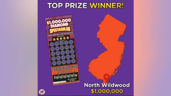 $1 million scratch-off ticket sold at Wawa in North Wildwood