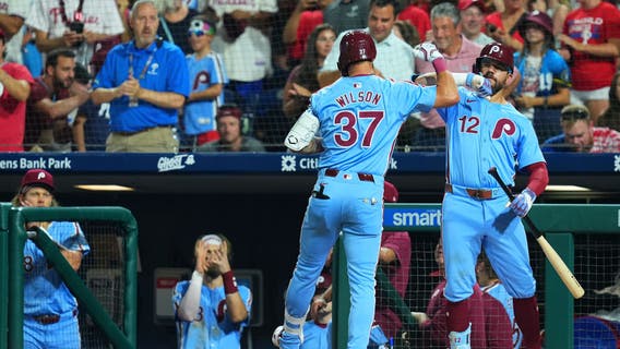 Weston Wilson hits for cycle, Bohm, Castellanos homer in Phillies' 13-3 win over Nationals