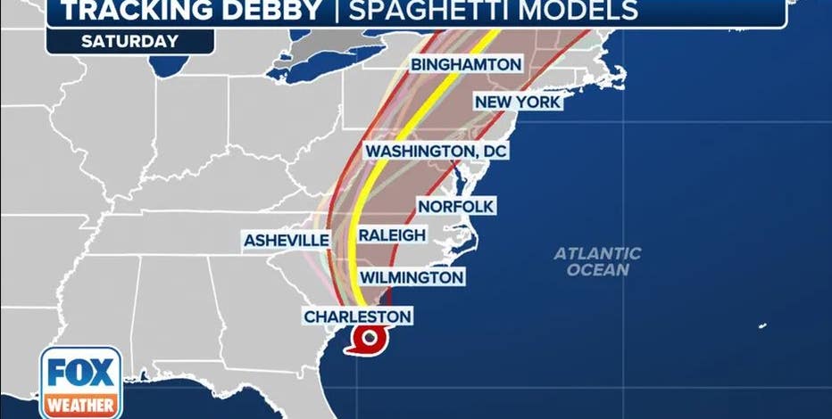 Tropical Storm Debby update: Impact on Philadelphia, latest path projections and more