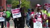 Aramark workers strike at all 3 Philadelphia sports stadiums