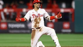 Castellanos lifts Phillies over Braves 3-2 in 11 innings to increase NL East lead to 7 games