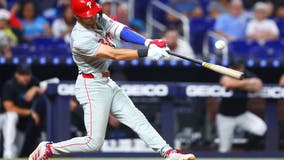 Trea Turner, Kyle Schwarber homer to help Phillies overpower Marlins 16-2