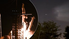 Watch: Stunning video captures SpaceX's Polaris Dawn predawn launch in Reading