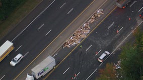 Jackknifed tractor-trailer spills cargo on NJ Turnpike, no one injured: state police