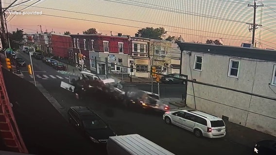 Man critical after hit-and-run leaves 7 parked cars struck, 4 suspects sought: police