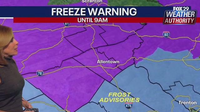 Weather Authority: Fall chill will drop temperatures into the 30s tonight in some places