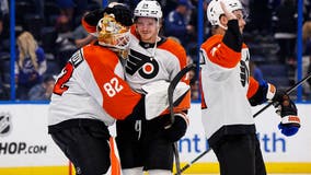 Tippett, Konecny score in shootout to give Flyers 2-1 win over Lightning