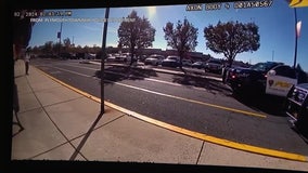 Bodycam shows woman pointing gun, yelling in busy shopping center arrested without incident in Plymouth Twp.