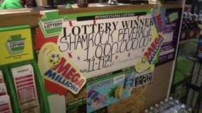 $1M Mega Millions ticket sold at Delco's lucky Shamrock Beverage store