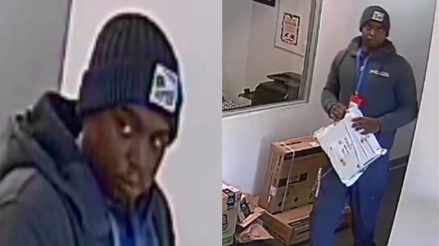 Man dressed a postal employee accused of stealing packages from Philly apartment