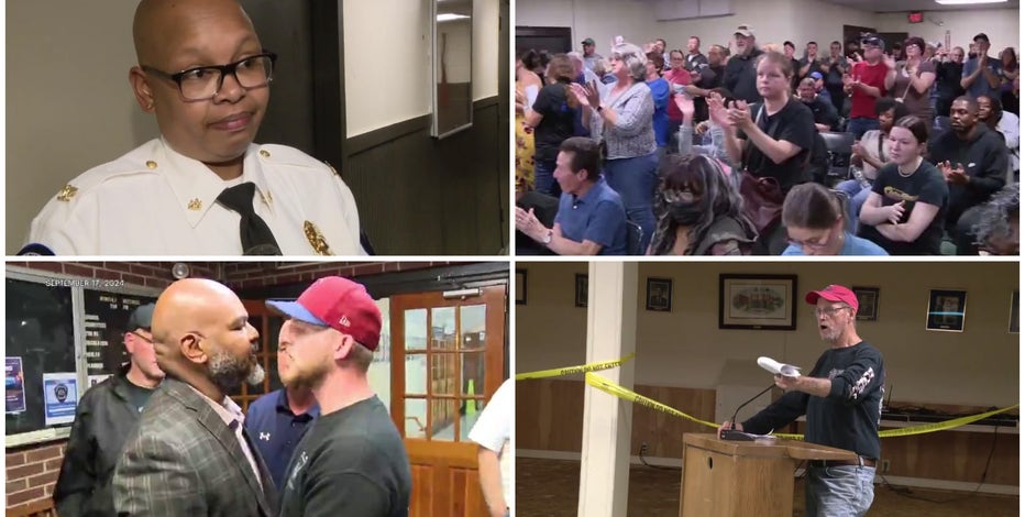 Collingdale borough council still divided as residents meet new police chief