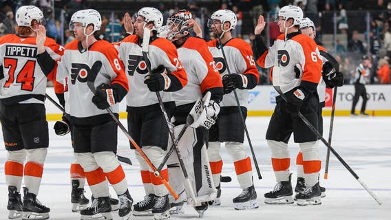 Travis Konecny scores team-leading 17th goal in Flyers' 4-0 shutout over Sharks