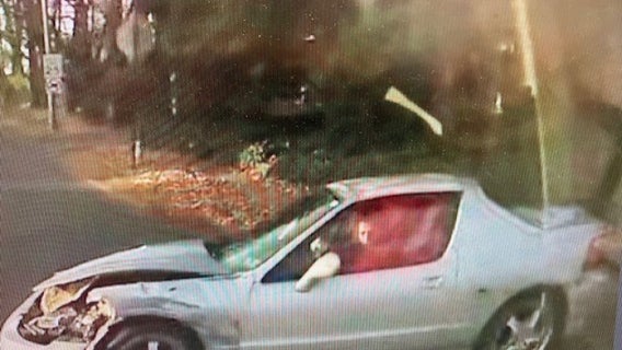Vehicle accused of fleeing Bucks County stop sign crash sought by police