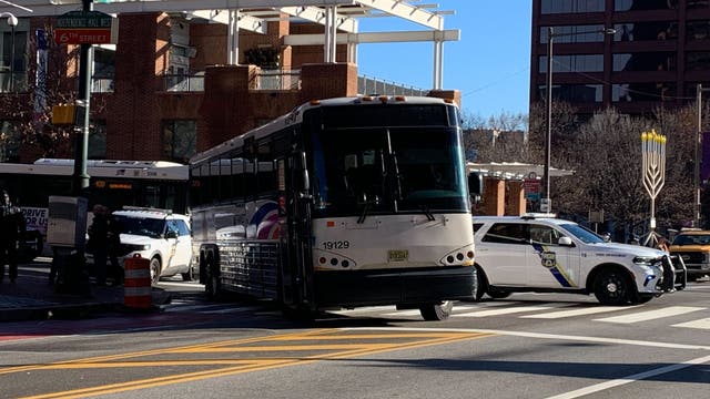 Pedestrian hit by New Jersey Transit bus in Philadelphia: officials