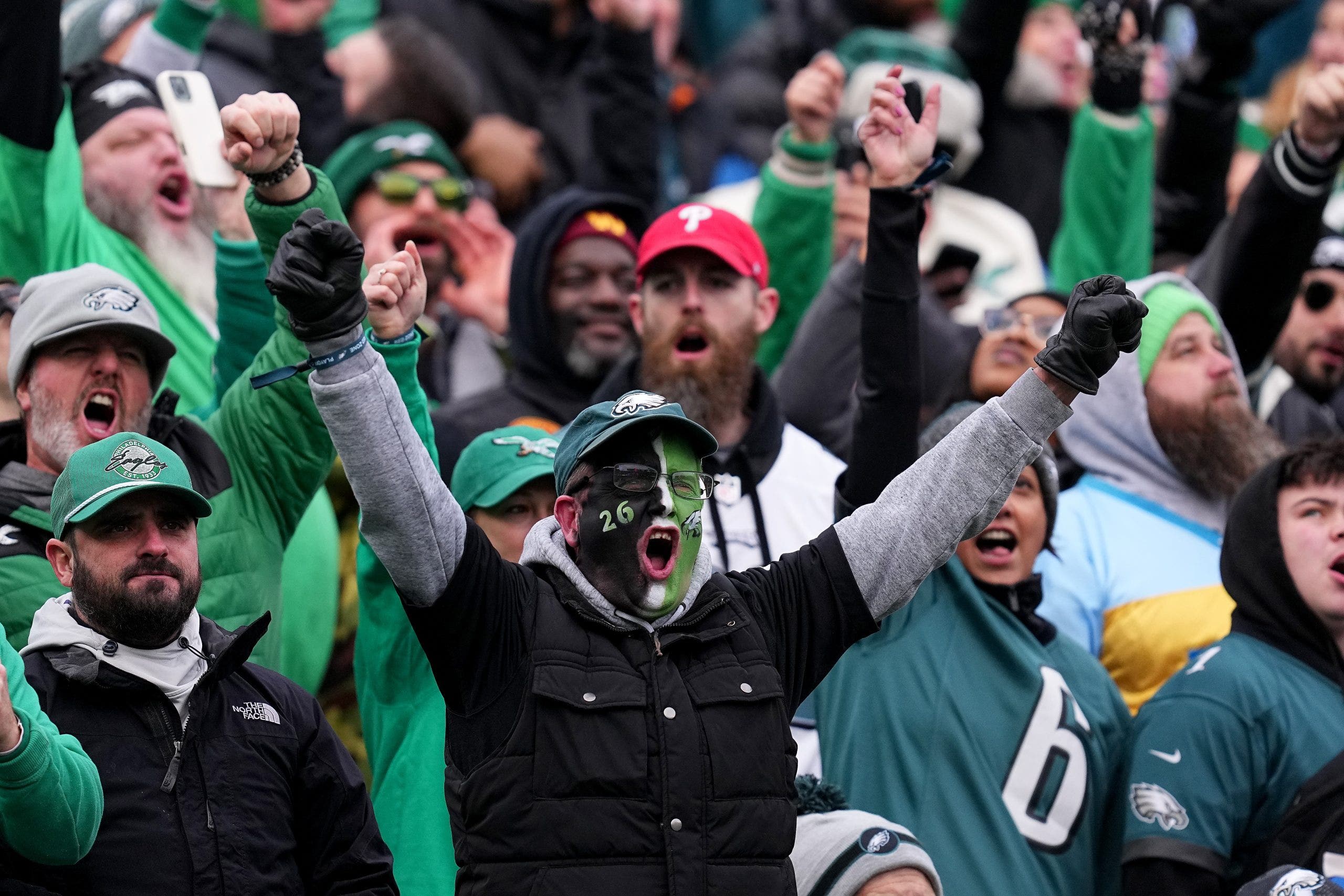 Eagles clinch Super Bowl berth with 55-23 win over Commanders | FOX 5 ...