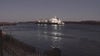 Cargo ship stuck in Delaware River near Ben Franklin Bridge