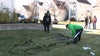 Lawn Jawns founder will spray paint an Eagles logo on your lawn, here's how