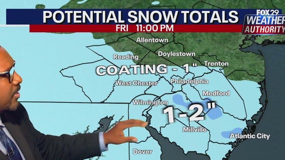Philadelphia winter storm: How much snow is expected to fall, and when?