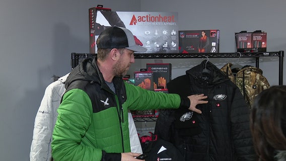 Stay warm during Eagles game with these heated accessories