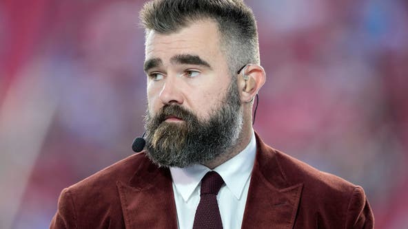 Retired Eagles great Jason Kelce tries his hand as a late-night television show host