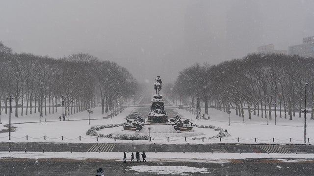 When will the first snowfall hit Philadelphia this fall, winter?