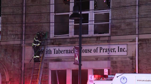 Massive fire destroys historic church in Norristown