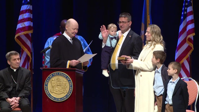 Delaware Gov. Matt Meyer, Lt. Gov. Kyle Evans Gay sworn into office at state HBCU