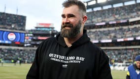 Jason Kelce congratulates Eagles in emotional message to brother Travis