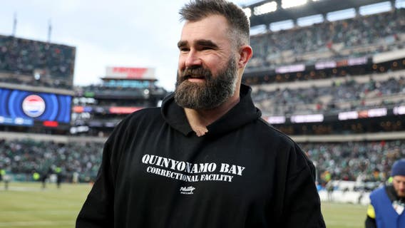 Jason Kelce congratulates Eagles in emotional message to brother Travis