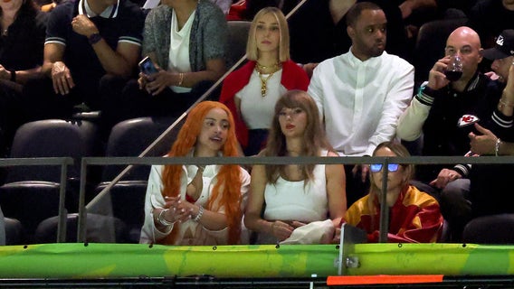 Taylor Swift reacts after receiving boos at 2025 Super Bowl; Serena Williams comes to her defense