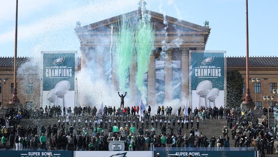 Eagles parade: Key moments from Eagles Super Bowl parade celebration