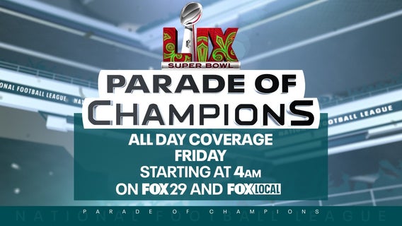 How to watch the Eagles Parade: Live coverage on FOX 29 and FOX LOCAL