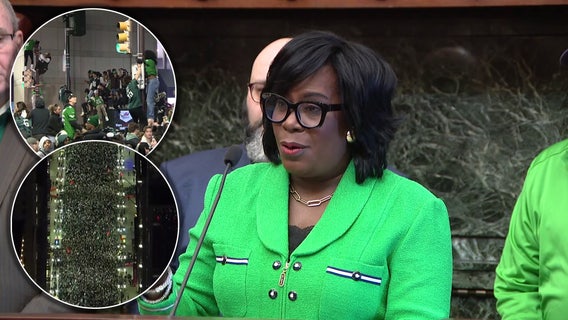 Mayor Parker on possible Super Bowl celebrations: 'Don't climb light poles or anything else'