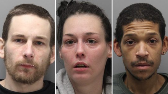 Trio arrested for stealing nearly 200 vases from cemetery in Wilmington: police