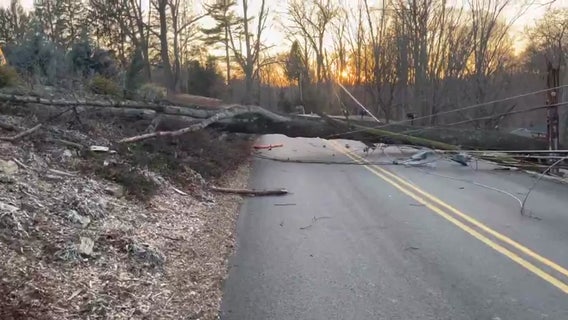 Delco residents still in dark after dangerous winds prompt power outages, damage