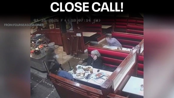 Philadelphia plane crash debris flies through diner window, hitting customer in head