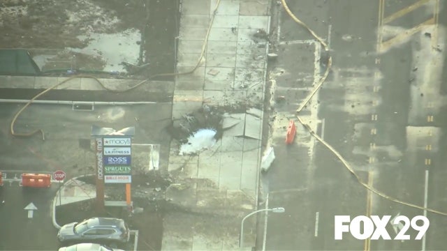 Philadelphia plane crash: Photos, videos show aftermath