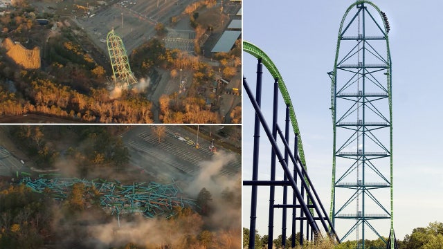 Kingda Ka imploded: Former tallest, fastest roller coaster in the world brought down