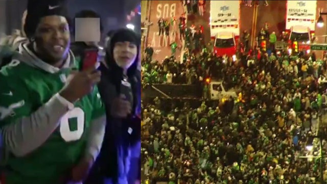 Super Bowl revelers accused of hitting Philadelphia motorcycle officer in the head