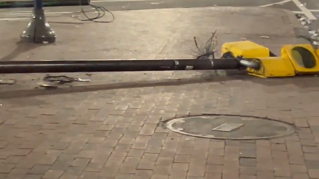 Super Bowl aftermath: Several light poles torn down during Philly celebration