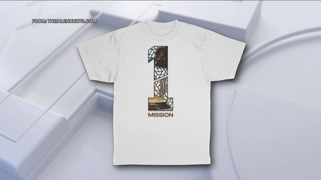 Jalen Hurts t-shirt fundraiser aims to purchase supplies for Philadelphia classrooms