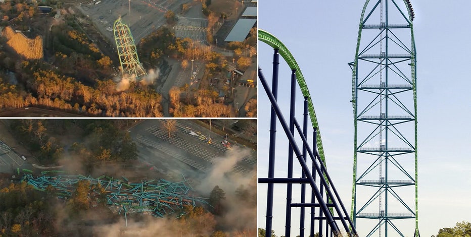 Kingda Ka imploded: Former tallest, fastest roller coaster in the world brought down