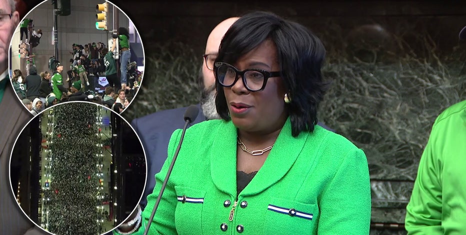 Mayor Parker on possible Super Bowl celebrations: 'Don't climb light poles or anything else'