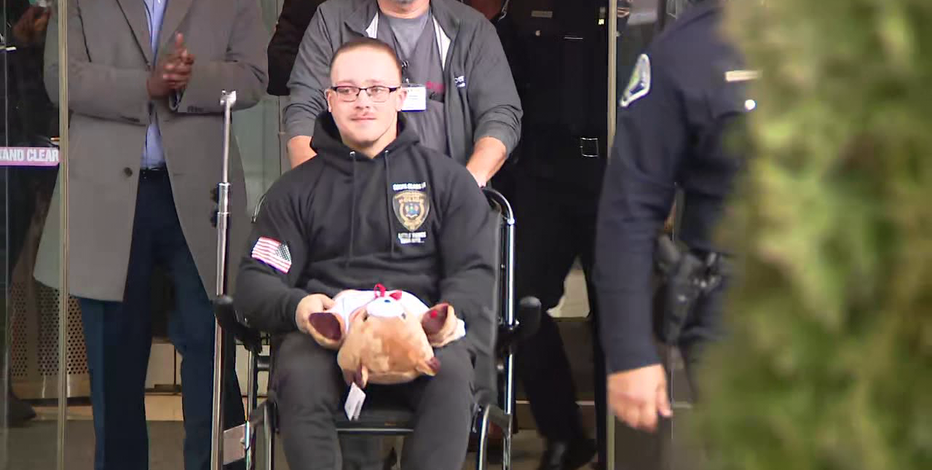 Officer stabbed outside Camden grocery store released from hospital