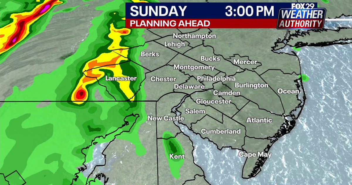 Philadelphia weather: Storms and wind could bring severe weather Sunday ...