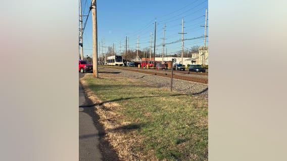 Pedestrian-train accident caused suspended River Line service in Cinnaminson