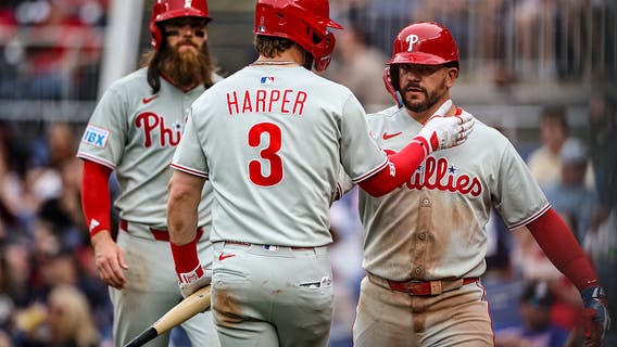 Schwarber, Stott and Marsh homer for the Phillies as they beat the Nationals 11-6