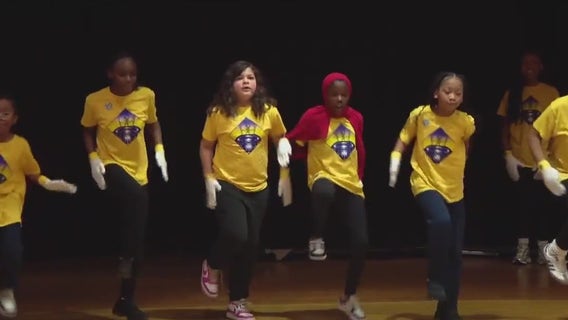 Non-violence themed assembly held in Philly school promoting inspirational messages, boosting self-esteem